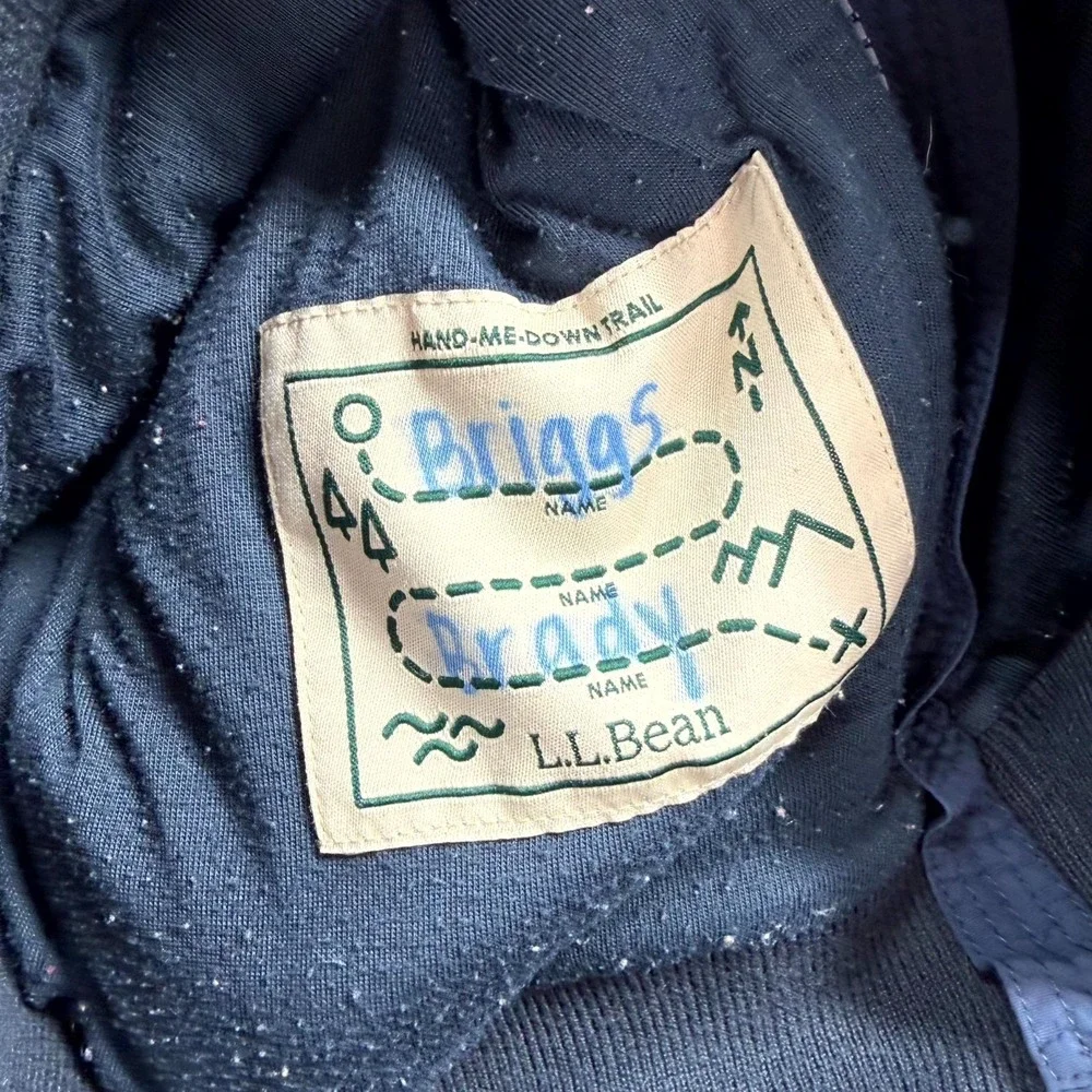 L.L. Bean Sherpa Fleece‎ Long Coat Boys Kids S4 Beige Outerwear Hooded Full Zip